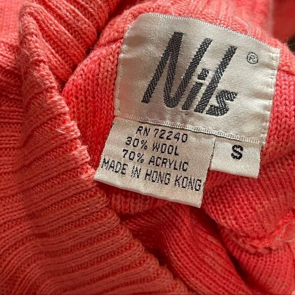 NILS Closed Neck Collar Sweater Sz S - Picture 8 of 8